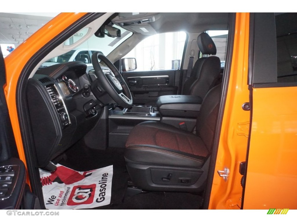 2015 1500 Sport Crew Cab - Ignition Orange / Black photo #6