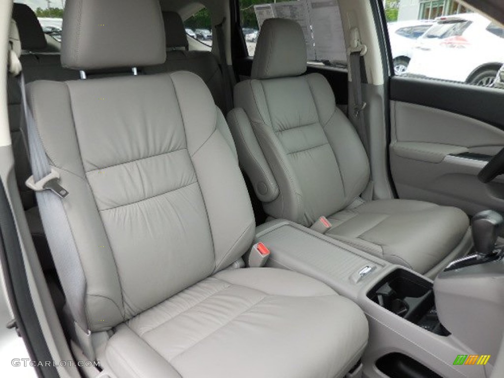 2012 CR-V EX-L - Alabaster Silver Metallic / Beige photo #13