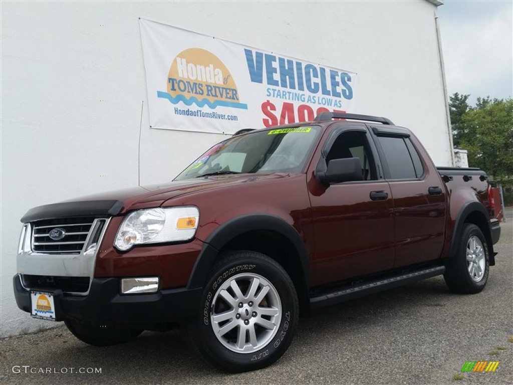 2009 Explorer Sport Trac XLT 4x4 - Dark Copper Metallic / Charcoal Black photo #1