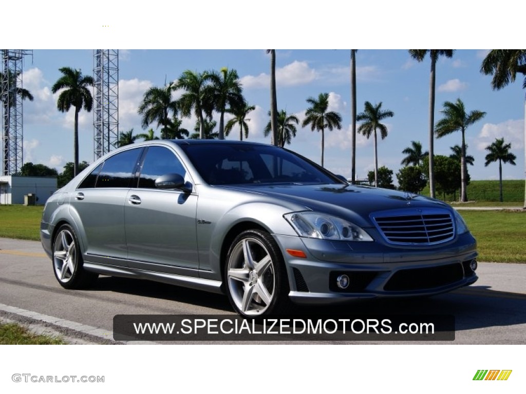 2009 S 63 AMG Sedan - Andorite Grey / Black photo #1