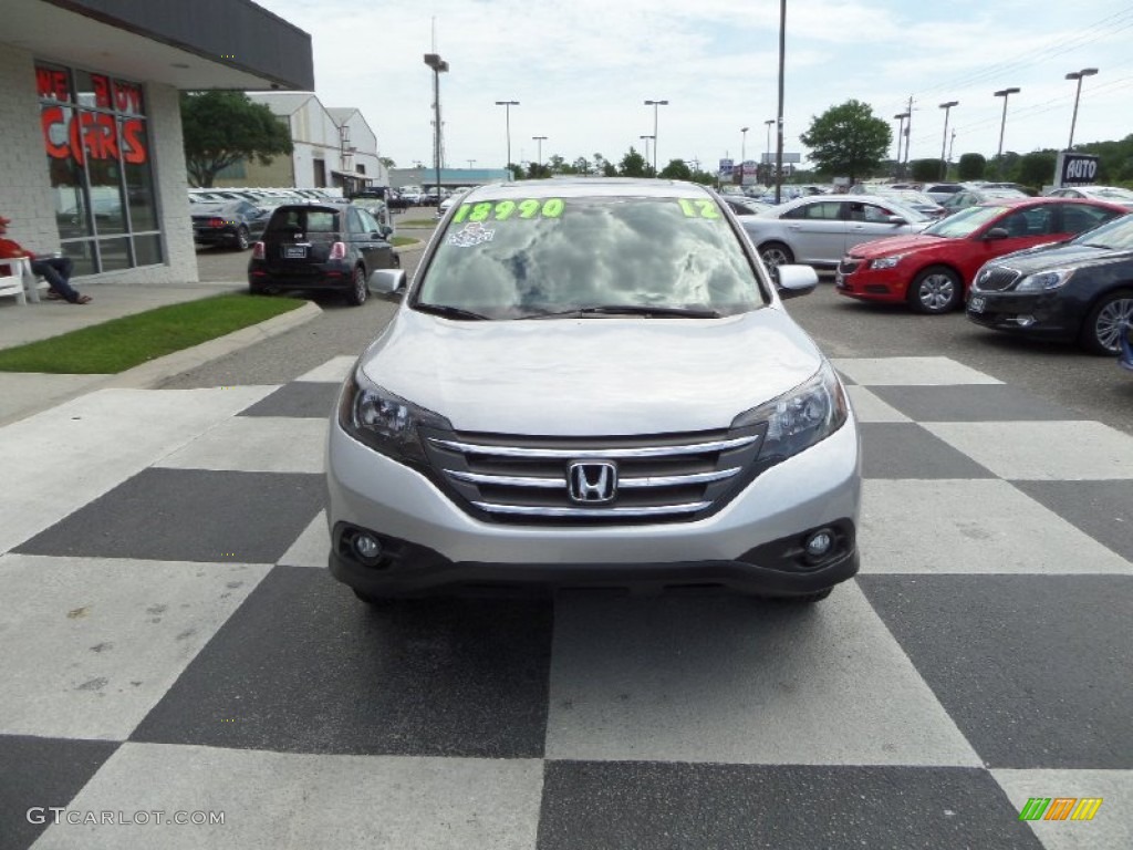 2012 CR-V EX - Alabaster Silver Metallic / Gray photo #2