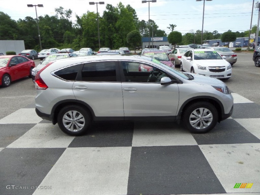 2012 CR-V EX - Alabaster Silver Metallic / Gray photo #3