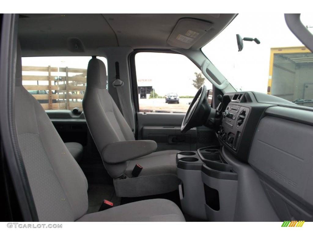 2013 E Series Van E350 XLT Extended Passenger - Black / Medium Flint photo #11