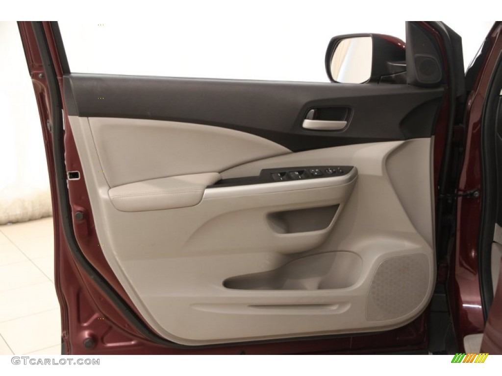2012 CR-V EX-L 4WD - Basque Red Pearl II / Gray photo #4