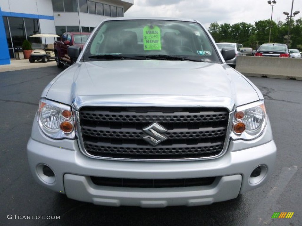 Silver Alloy 2012 Suzuki Equator Sport Crew Cab 4x4 Exterior Photo #104049990