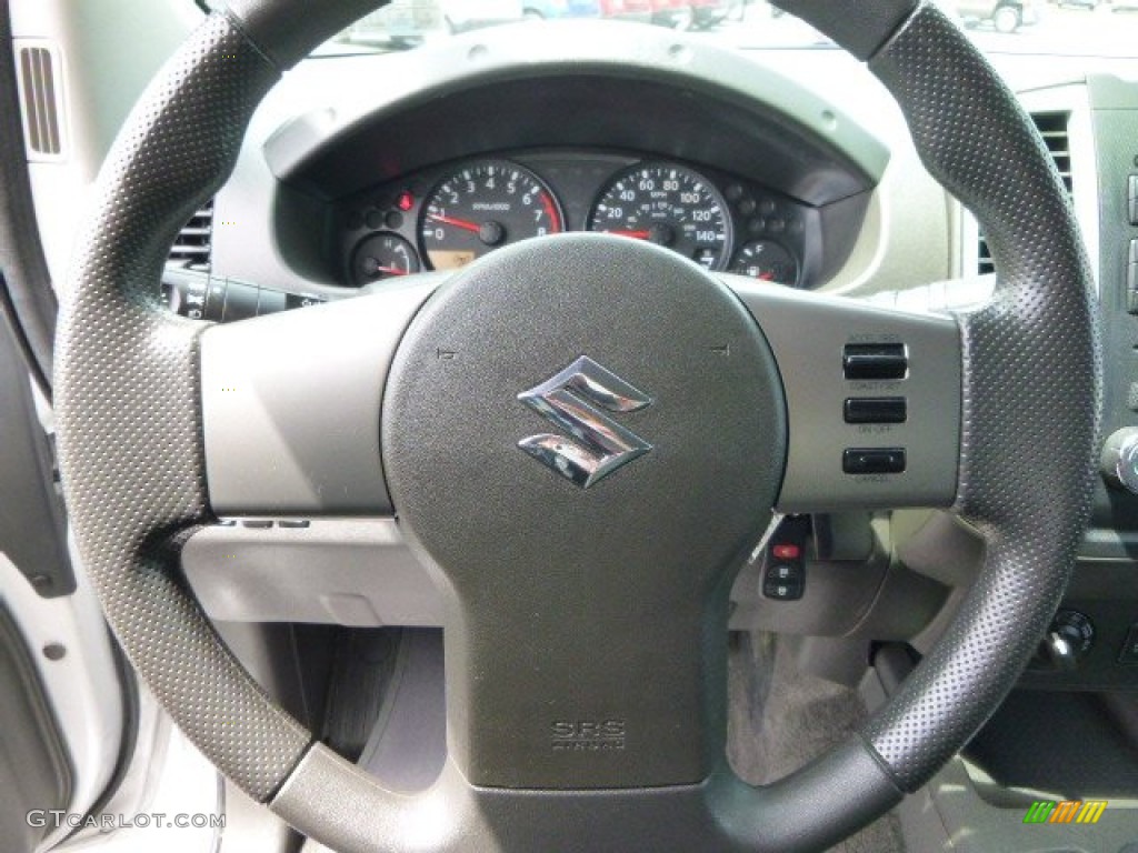 2012 Suzuki Equator Sport Crew Cab 4x4 Graphite Steering Wheel Photo #104050158