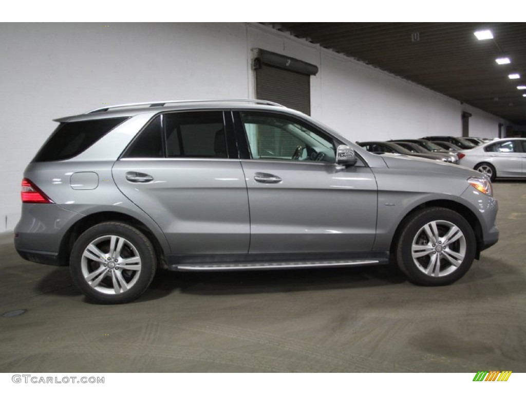 Palladium Silver Metallic 2012 Mercedes-Benz ML 350 BlueTEC 4Matic Exterior Photo #104051148