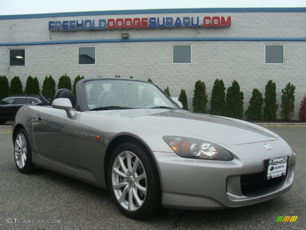 2007 S2000 Roadster - Silverstone Metallic / Black/Red photo #1