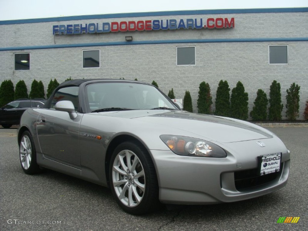 2007 S2000 Roadster - Silverstone Metallic / Black/Red photo #2
