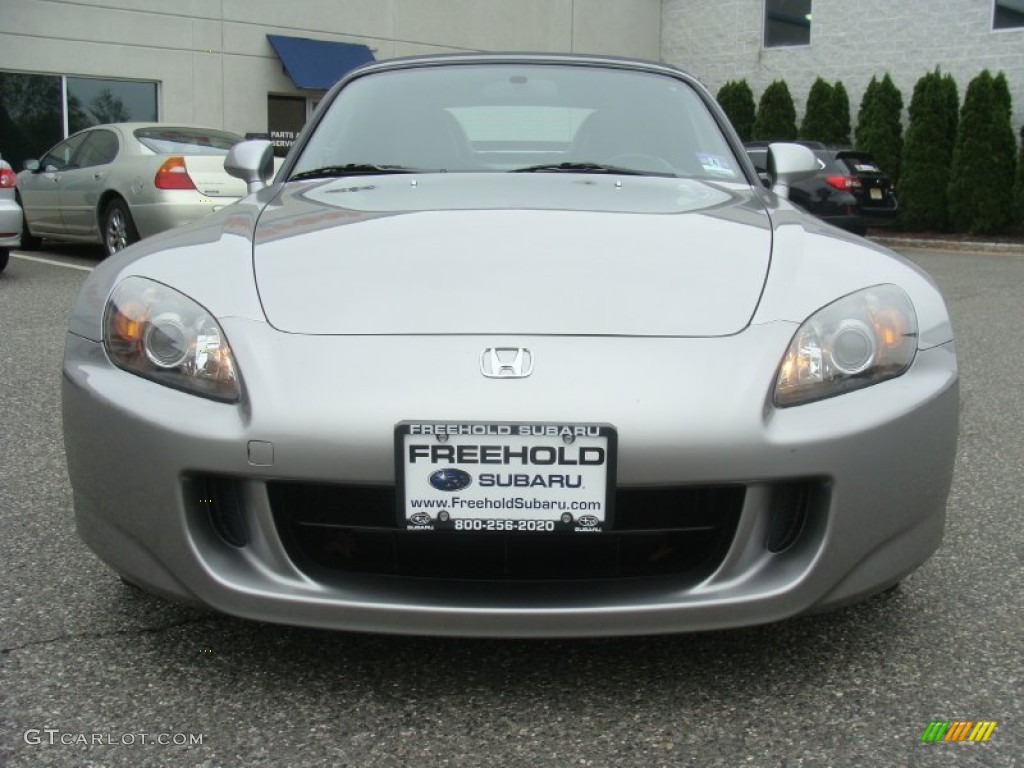2007 S2000 Roadster - Silverstone Metallic / Black/Red photo #3