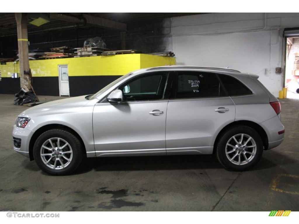 2009 Q5 3.2 Premium quattro - Ice Silver Metallic / Black photo #6