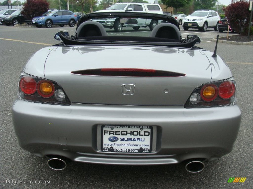 2007 S2000 Roadster - Silverstone Metallic / Black/Red photo #8