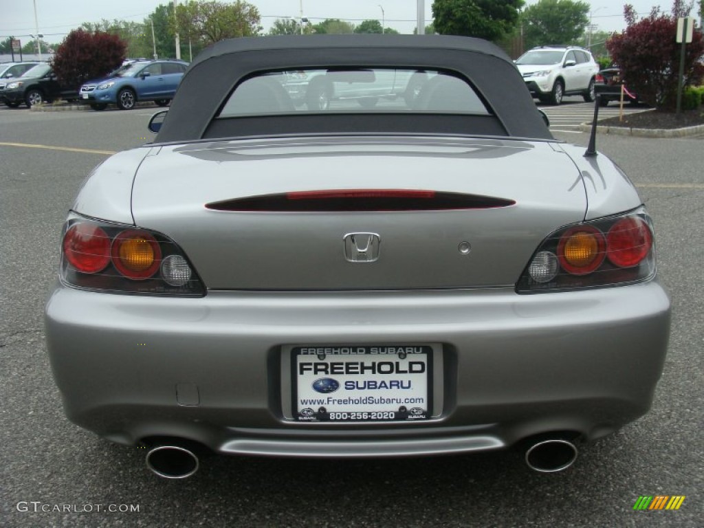 2007 S2000 Roadster - Silverstone Metallic / Black/Red photo #9