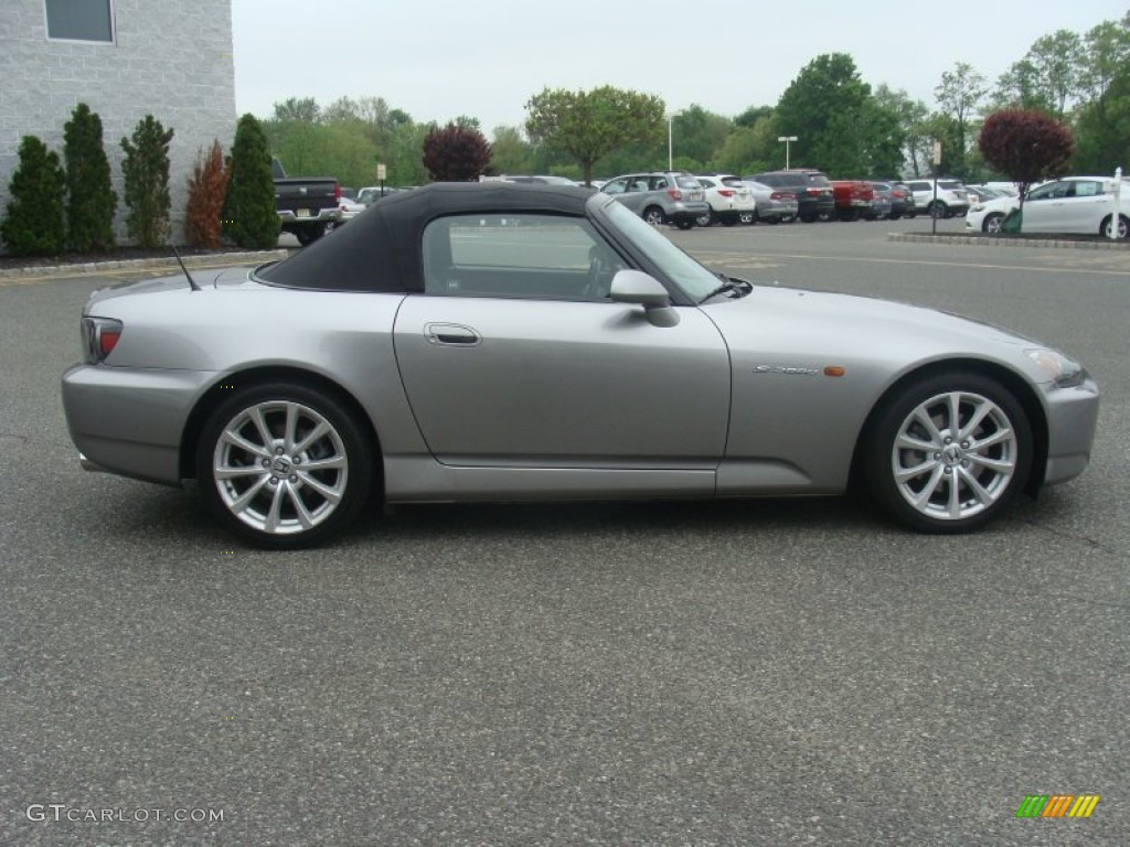 2007 S2000 Roadster - Silverstone Metallic / Black/Red photo #13