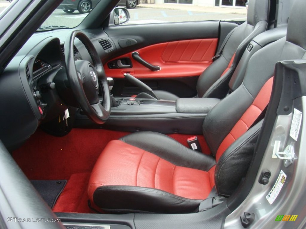 2007 S2000 Roadster - Silverstone Metallic / Black/Red photo #19