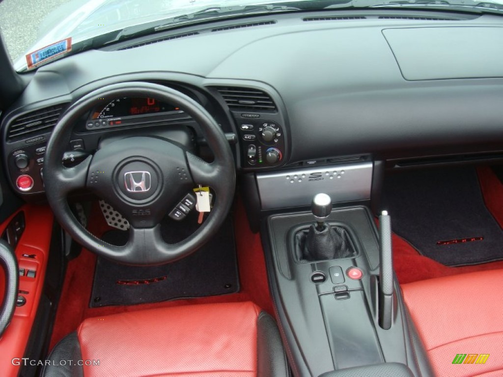 2007 S2000 Roadster - Silverstone Metallic / Black/Red photo #21