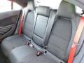 2015 Mercedes-Benz CLA Black/Dinamica w/Red Stitching Interior Rear Seat Photo