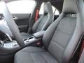 2015 Mercedes-Benz CLA Black/Dinamica w/Red Stitching Interior Front Seat Photo