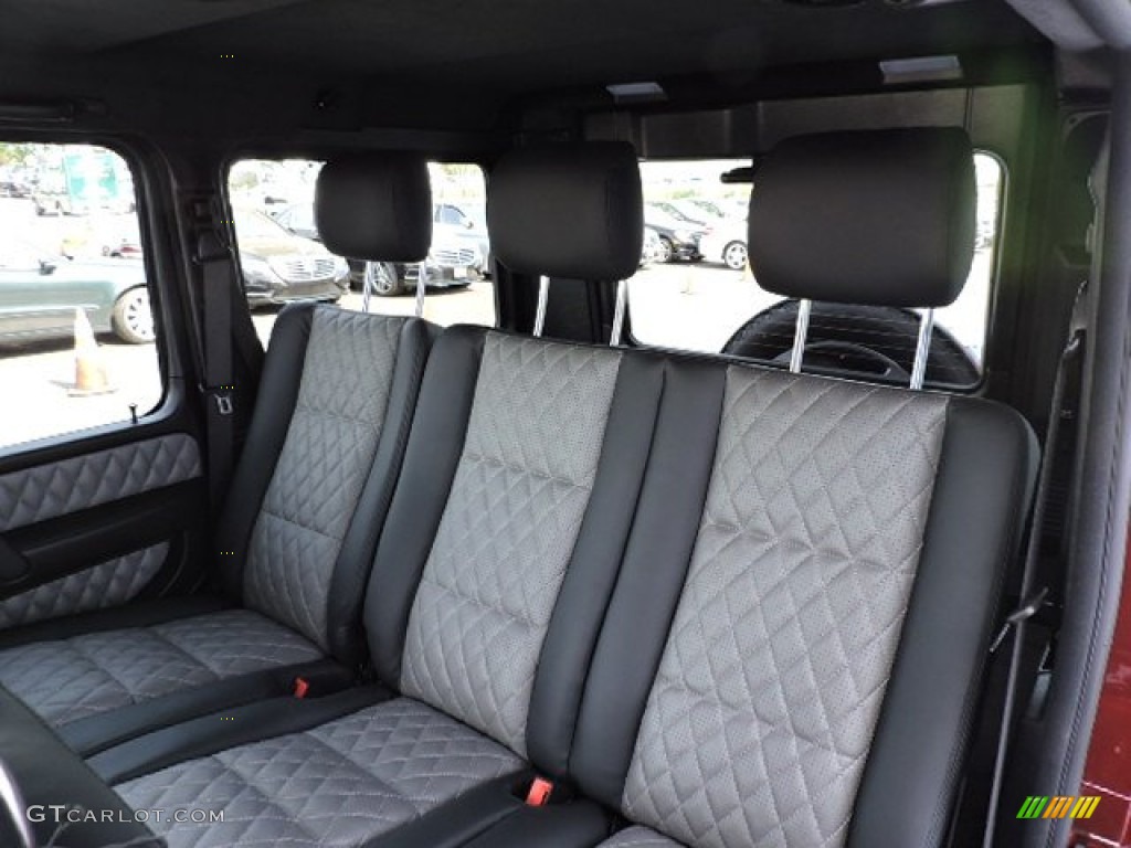 designo Titanium Pearl/Black Interior 2015 Mercedes-Benz G 63 AMG Photo #104052900