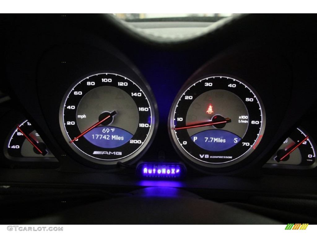 2008 Mercedes-Benz SL 55 AMG Roadster Gauges Photo #104054658