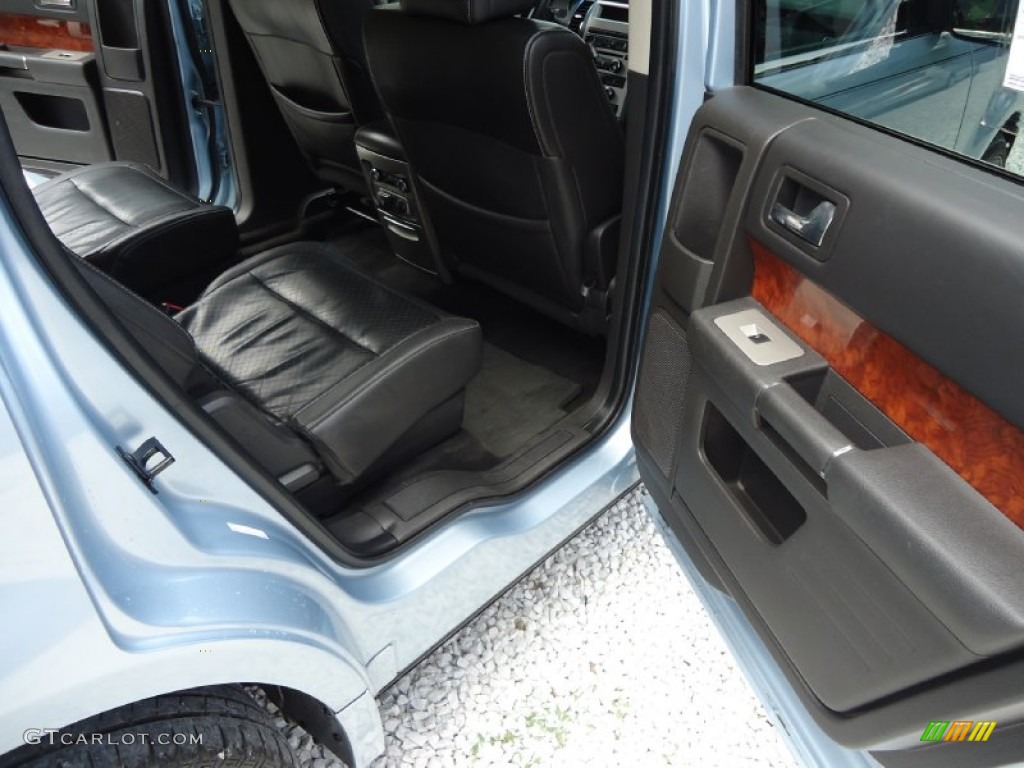 2009 Flex Limited AWD - Light Ice Blue Metallic / Charcoal Black photo #11