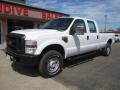 Oxford White 2008 Ford F250 Super Duty XL Crew Cab 4x4