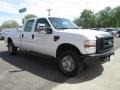 Oxford White - F250 Super Duty XL Crew Cab 4x4 Photo No. 2