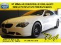 Alpine White 2007 BMW 6 Series 650i Convertible