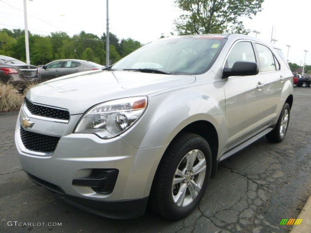 Silver Ice Metallic 2011 Chevrolet Equinox LS Exterior Photo #104062363