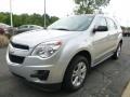 Silver Ice Metallic 2011 Chevrolet Equinox LS Exterior