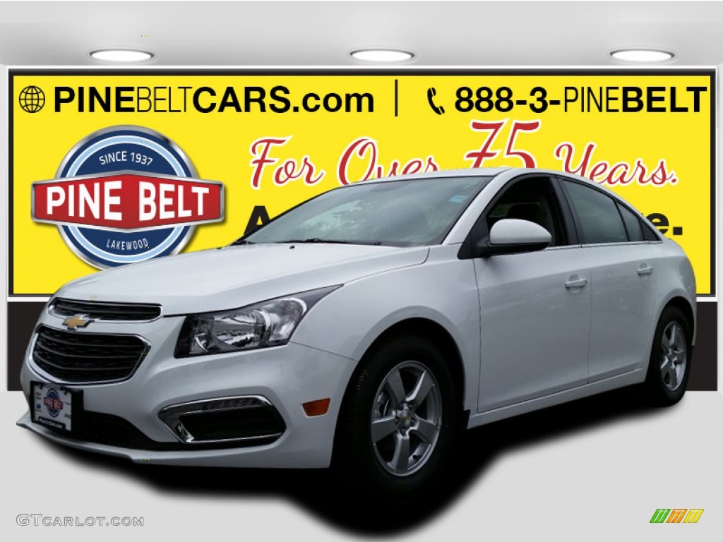 2015 Cruze LT - Summit White / Jet Black/Medium Titanium photo #1