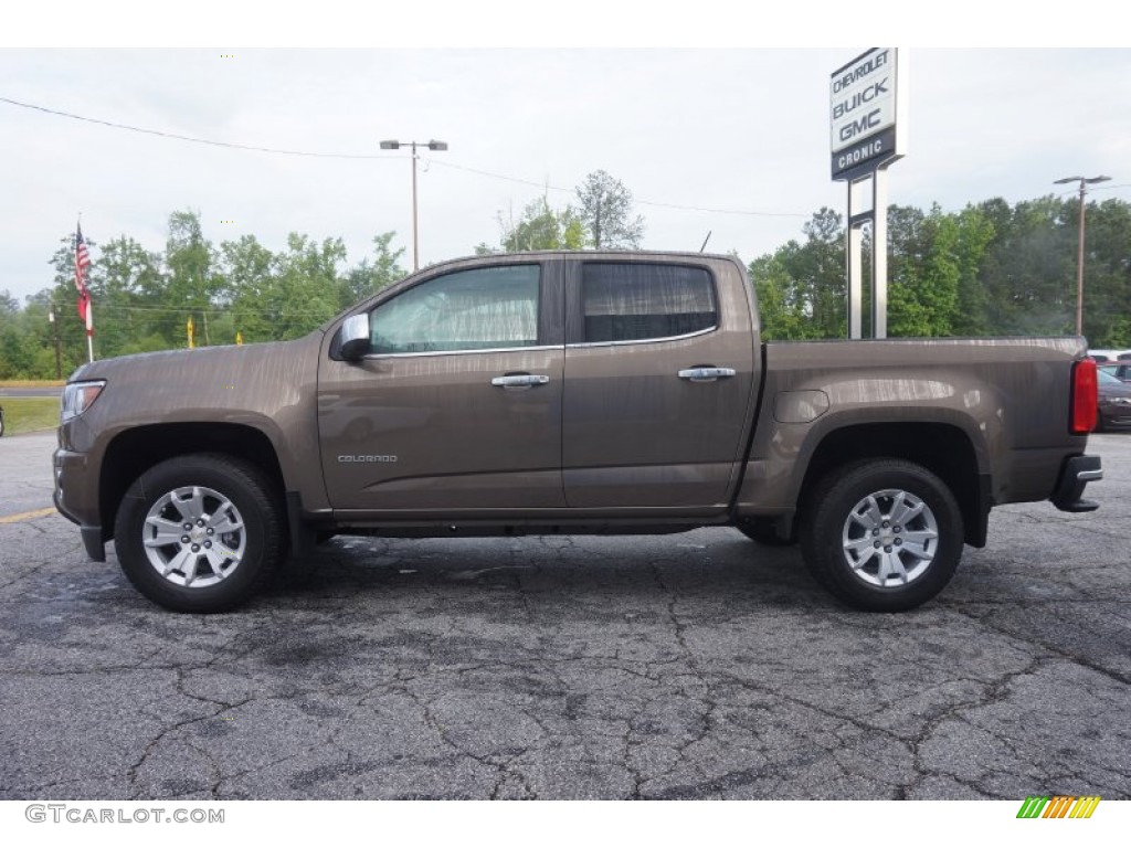 2015 Colorado LT Crew Cab - Brownstone Metallic / Jet Black photo #4