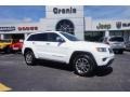 2014 Bright White Jeep Grand Cherokee Limited  photo #1