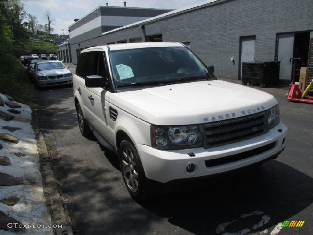 2009 Range Rover Sport HSE - Alaska White / Almond/Nutmeg photo #7