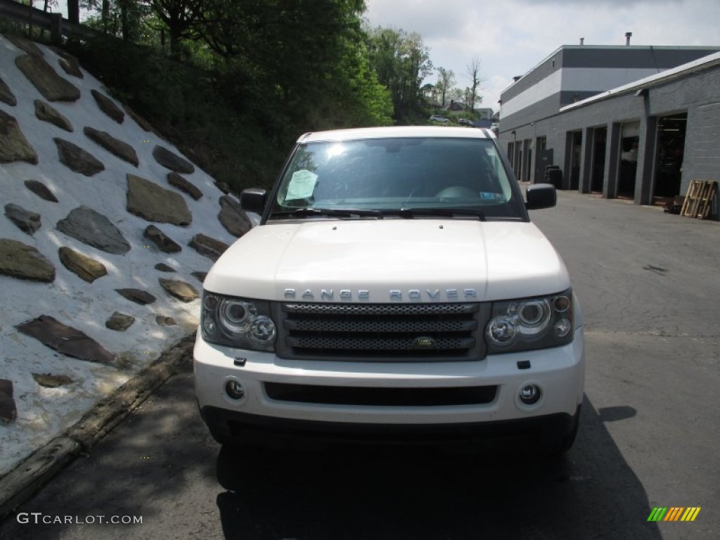 2009 Range Rover Sport HSE - Alaska White / Almond/Nutmeg photo #8