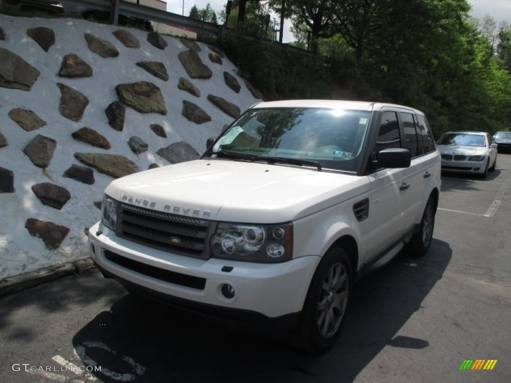 2009 Range Rover Sport HSE - Alaska White / Almond/Nutmeg photo #9