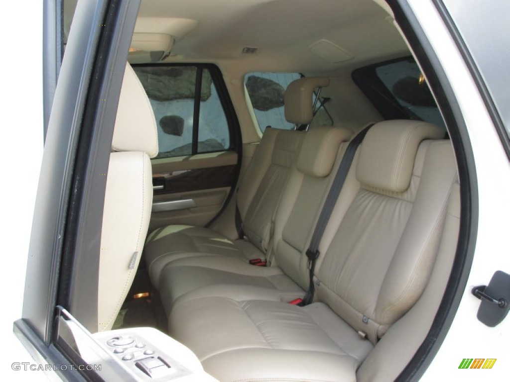2009 Range Rover Sport HSE - Alaska White / Almond/Nutmeg photo #12
