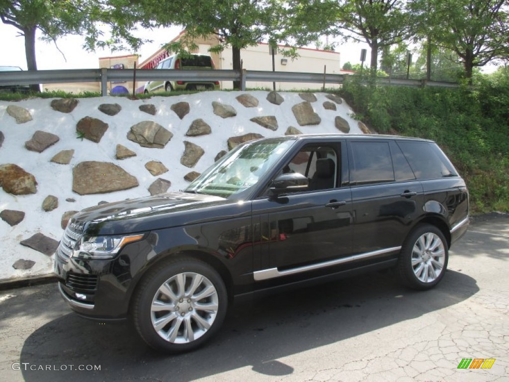 2015 Range Rover Supercharged - Santorini Black / Ebony/Cirrus photo #1