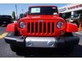 Firecracker Red - Wrangler Unlimited Sahara 4x4 Photo No. 2