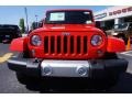 2015 Firecracker Red Jeep Wrangler Unlimited Sahara 4x4  photo #2