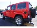 2015 Firecracker Red Jeep Wrangler Unlimited Sahara 4x4  photo #5