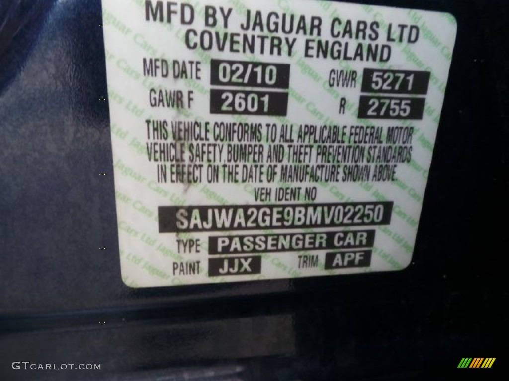 2011 XJ XJL Supercharged - Indigo Metallic / London Tan/Jet Black photo #52