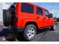 Firecracker Red - Wrangler Unlimited Sahara 4x4 Photo No. 7