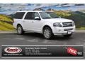 White Platinum Tri-Coat 2012 Ford Expedition EL Limited 4x4