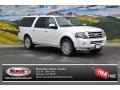 2012 White Platinum Tri-Coat Ford Expedition EL Limited 4x4  photo #1