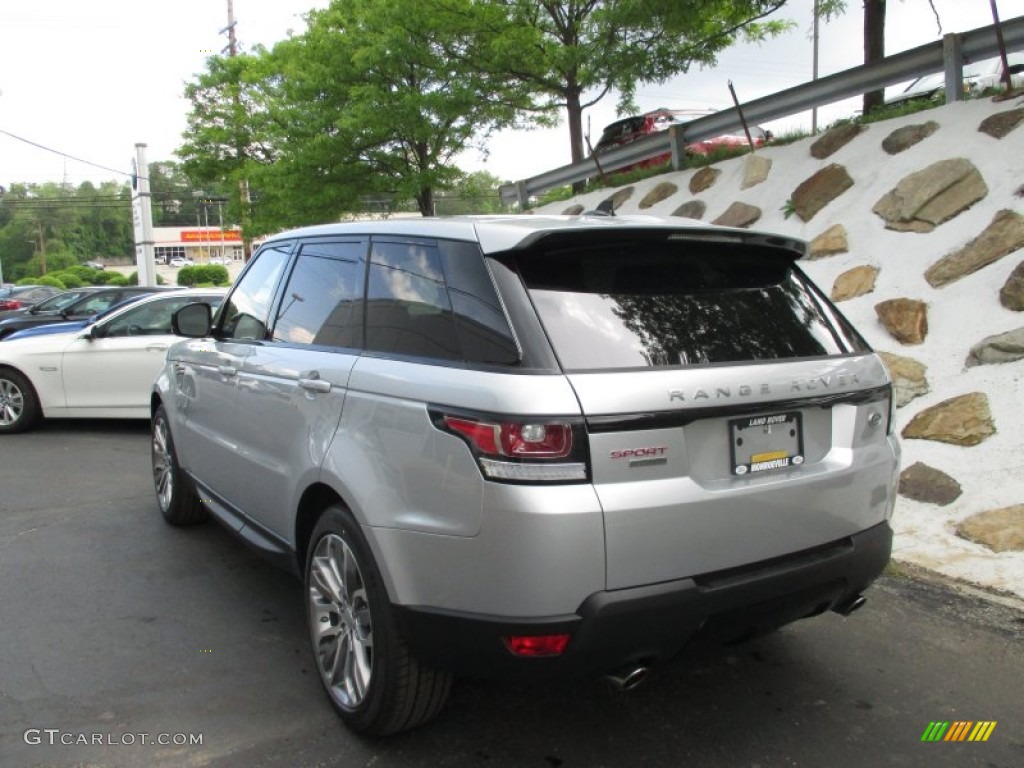 2015 Range Rover Sport Supercharged - Indus Silver / Ebony/Cirrus photo #4