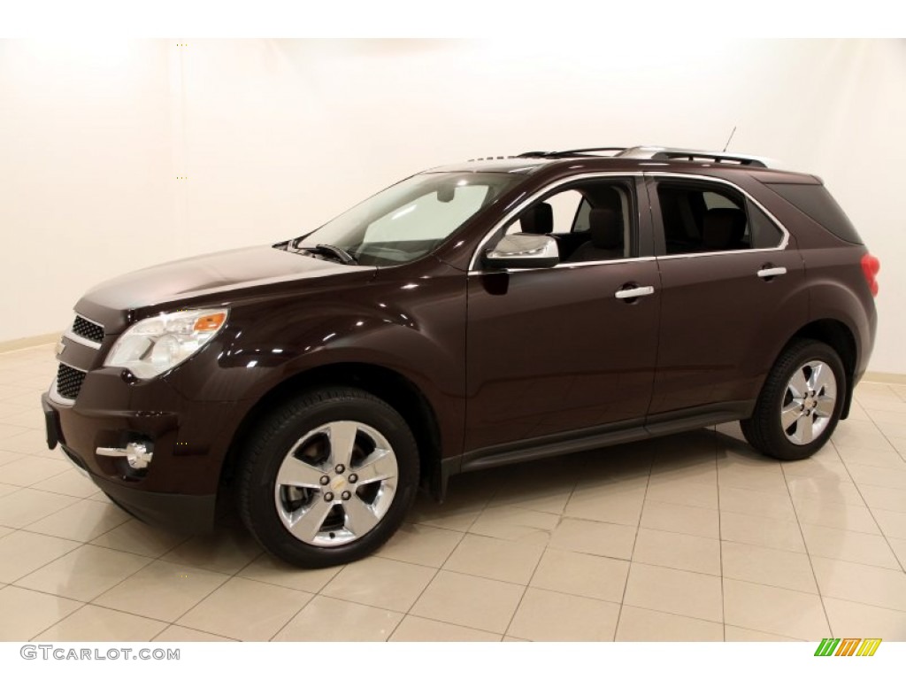 Espresso Brown Metallic 2011 Chevrolet Equinox LTZ AWD Exterior Photo #104068243