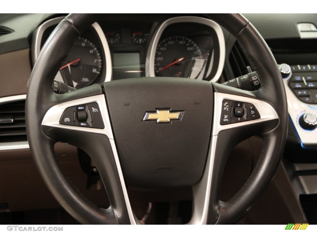 2011 Equinox LTZ AWD - Espresso Brown Metallic / Brownstone/Jet Black photo #6