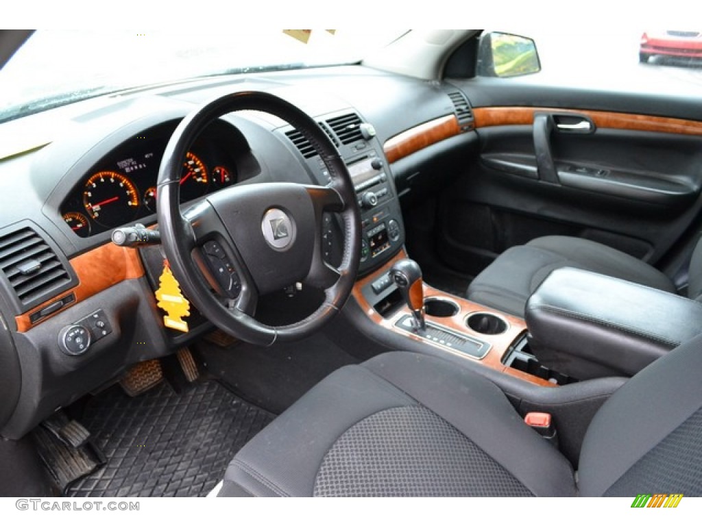 Black Interior 2007 Saturn Outlook XR AWD Photo #104069557