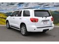 2015 Super White Toyota Sequoia Limited 4x4  photo #3